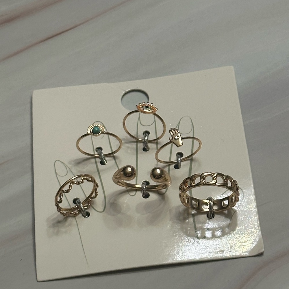 Evil Eye Ring Set